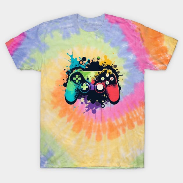 Hip Hop Graffiti Game Controller Sign Design for Boys Kids T-Shirt by Kertz TheLegend